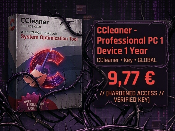 CCleaner - Professional PC 1 Device 1 Year — CCleaner, Key, GLOBAL — 9,77 Euro — // [HARDENED ACCESS // VERIFIED KEY]